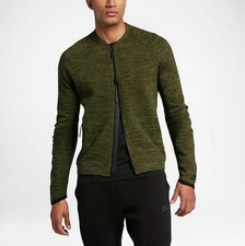NIKE TECH KNIT JACKET MEN'S UK 2XL 'LEGION GREEN' - 832178 010