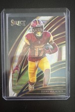 2025 Panini Select - Club Level Terry McLaurin #288 Tri-Color Prizm /249