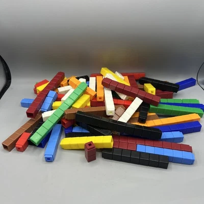 Posten Unifix Verbindungswürfel Mathe Zählen Schnappblock Klassenzimmer Hausunterricht 10 Farben - Bild 1 von 4