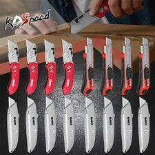 16-Pack Foldable Locking Mechanism Retractable Utility Knife Cutter w/ Blades