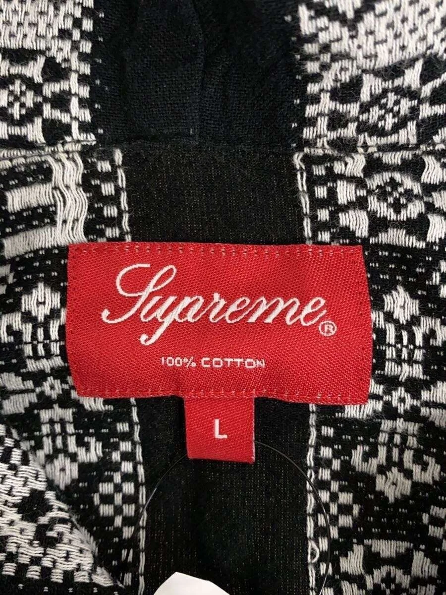 Felpa Supreme con cappuccio L cotone BLK modello totale 22ss Baja camicia con cappuccio usata