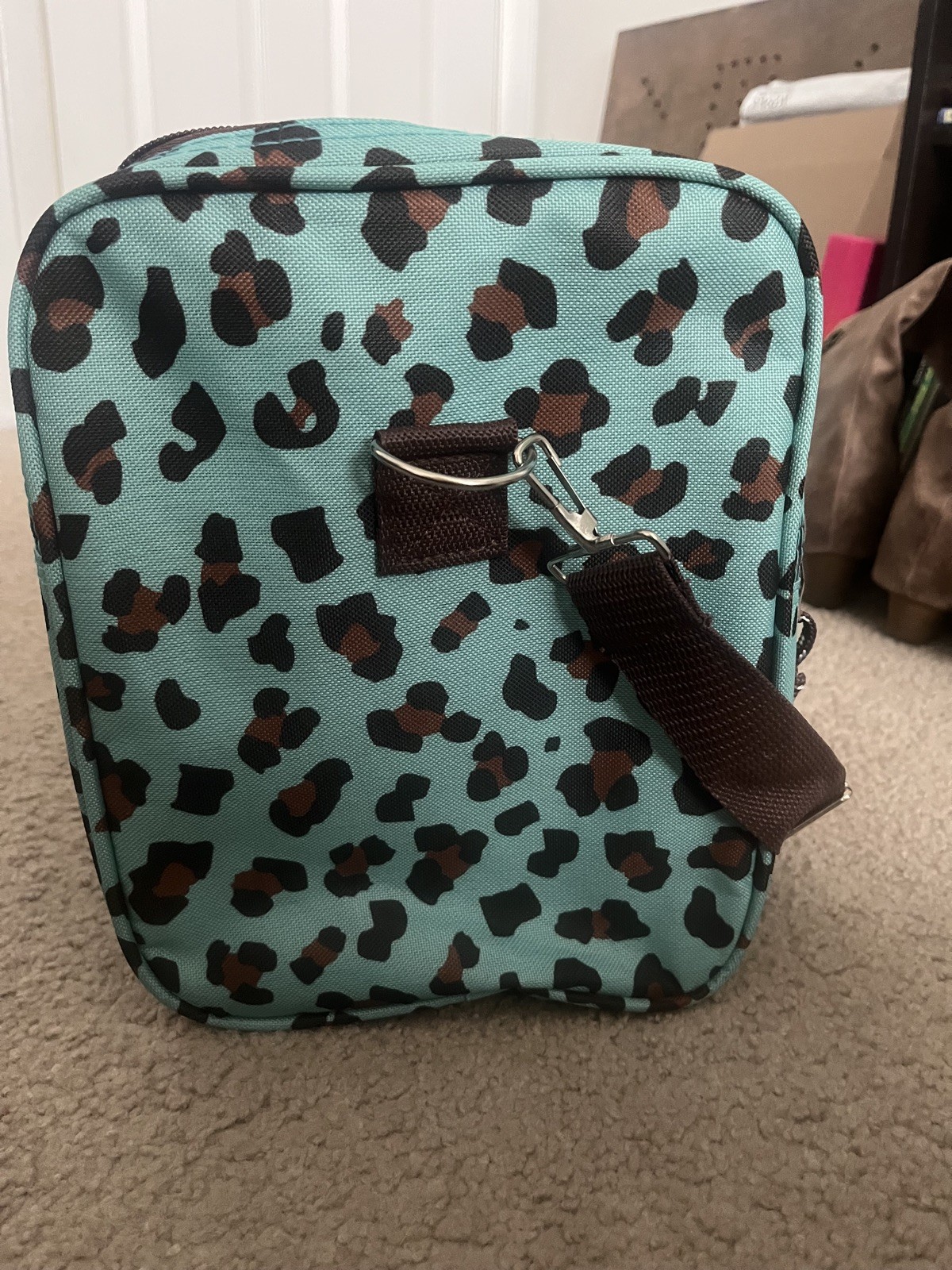 Rockland Blue Leopard Duffle Bag