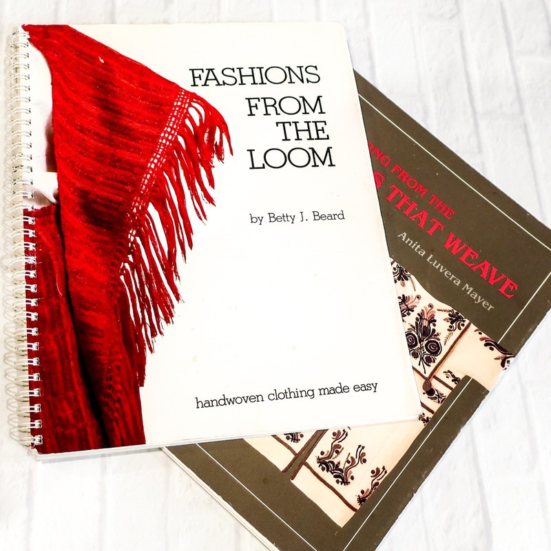 2 Vintage Weaving Books “The Hands That Weave” & “Fashions From the Loom”