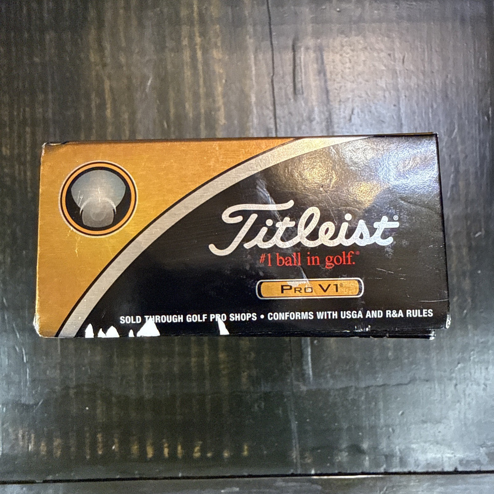 New Titleist Pro V1 Golf Balls White - Qty.(Two Packs of  3)  Opened Box