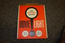 Vernon Movie Light ML6 Vintage Sylvania Lamp 650 Watt Original Box Arri