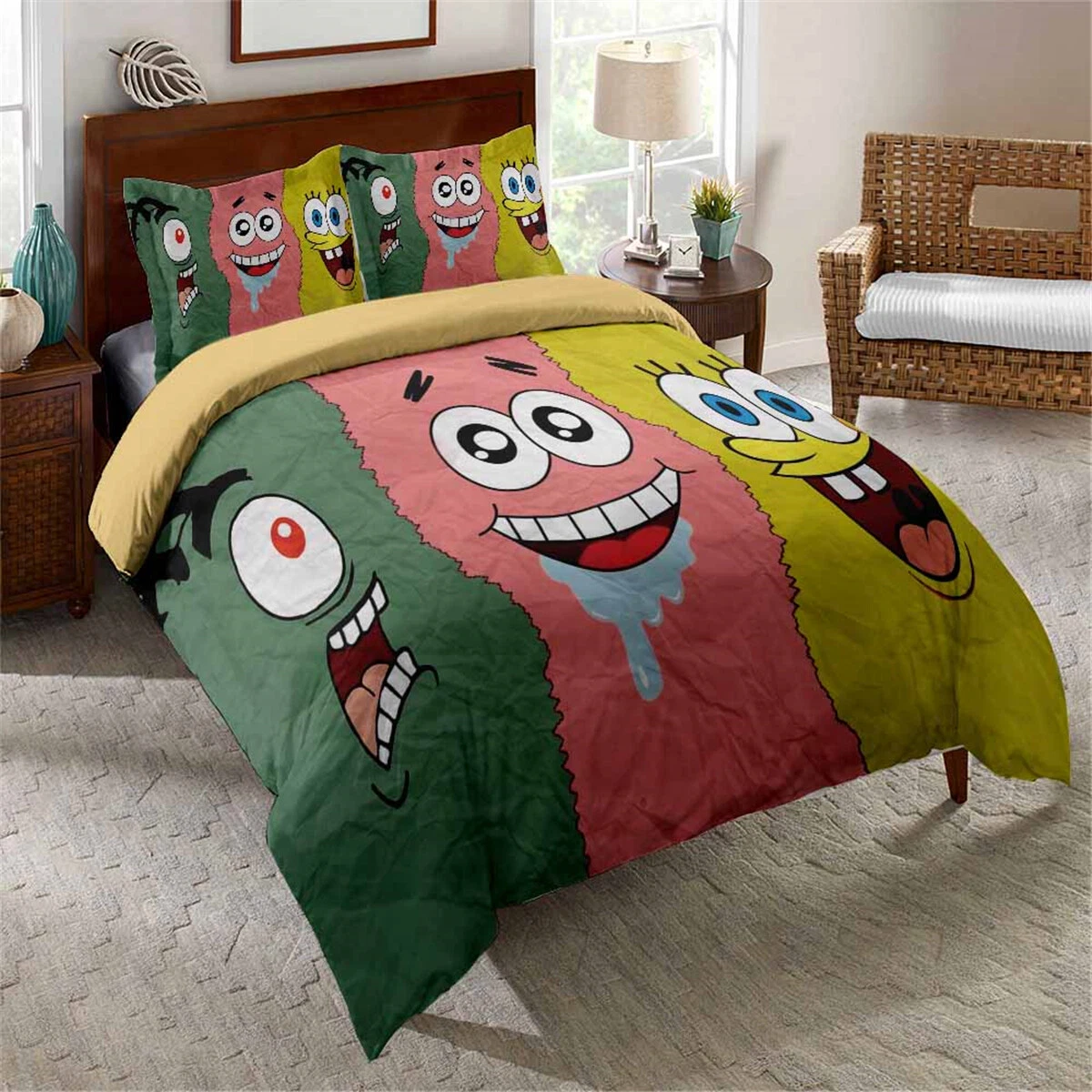 SpongeBob Bedding Set, Gift for Friends
