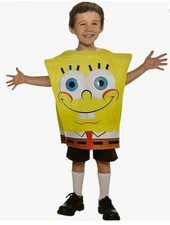 Nickeodeon SPONGEBOB SQUAREPANTS 1-Pc Costume Toddler Size (3-4)