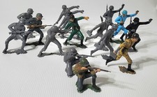 Lot of 15 Louis Marx 6 Inch Vintage 1963 German Soldier Figures