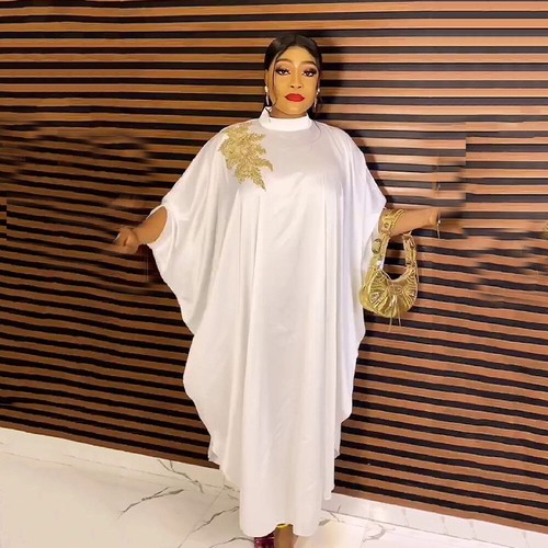 Marokkanische Abaya Damen muslimisches langes Maxikleid Abend Kaftan afrikanische Kleider Kleid - Bild 2 von 34