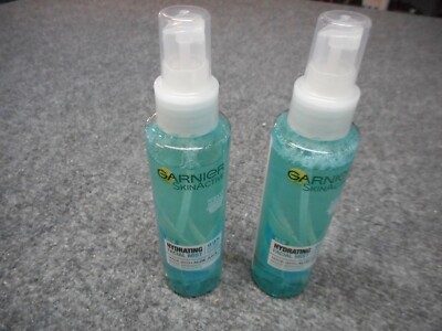 Garnier Skin Active HYDRATING Facial Mist with ALOE JUICE 4.4 fl oz Vegan x2