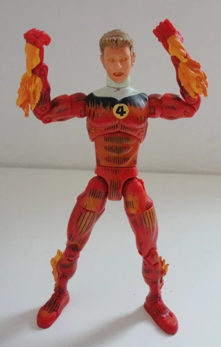 Marvel Legends Fantastic Four Caja Set Antorcha Humana Figura de Acción 2004 Toybiz