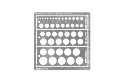 Tamiya 74150 Modeling Cutting Template Circular Ruler(Round/1-12.5mm)Model Tools