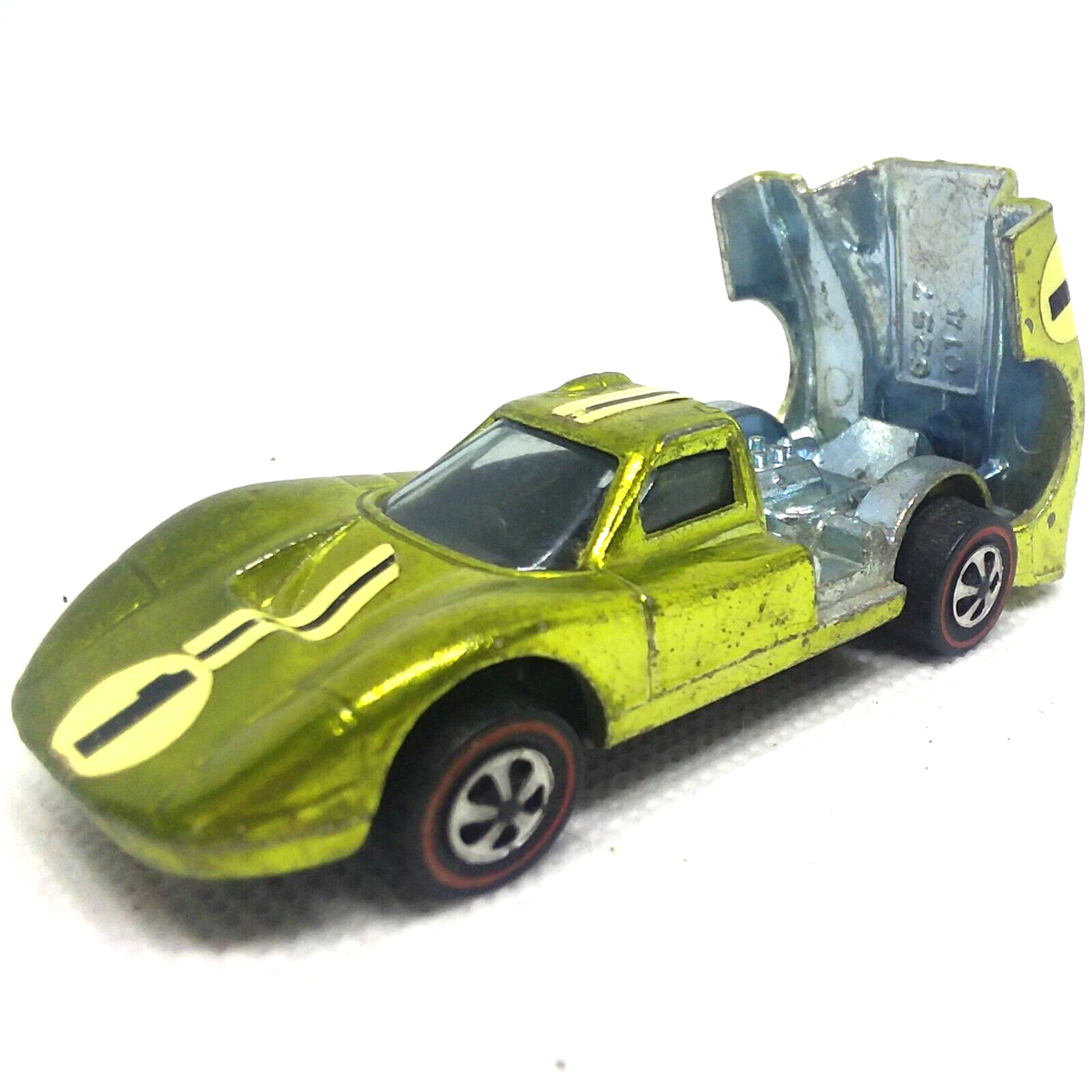 hotwheels redline ford mk.Ⅳ c9 Hot Wheels Redline Ford MK. IV (Mark IV) Car 1968 Lime Made In