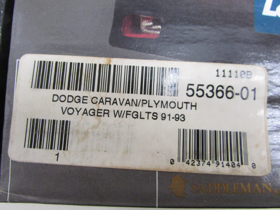 NOS! SADDLEMAN LeBra CUSTOM FRONT COVER FOR 91-93 DODGE CARAVAN PLYMOUTH VOYAGER - Image 2 of 4