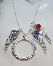 "Forever in my heart" Memorial Necklace - Loss, Bereavement, Sympathy Gift