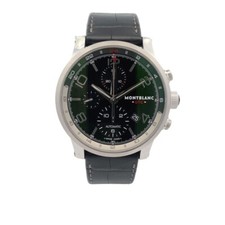 Montblanc Timewalker Chronograph UTC Black Dial Stainless Steel 107336