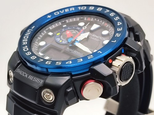 Casio G Shock GULFMASTER GWN-1000B-1BJF Black Men's Watch Radio Wave SolarPower - Picture 9 of 22