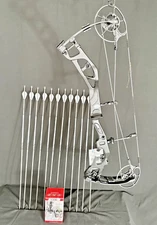 Elite EON Carbon Compound Bow RH 70 LB Black CBE TREK 2V Altra Arrow Combo New