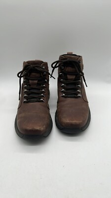Rockport Elkhart XCS Brown Leather Waterproof Outdoor Men's Size 