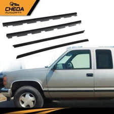 4x Inner & Outer Window Sweep Felt Seal Weatherstrip Kit Set Fit for Chevy Truck
