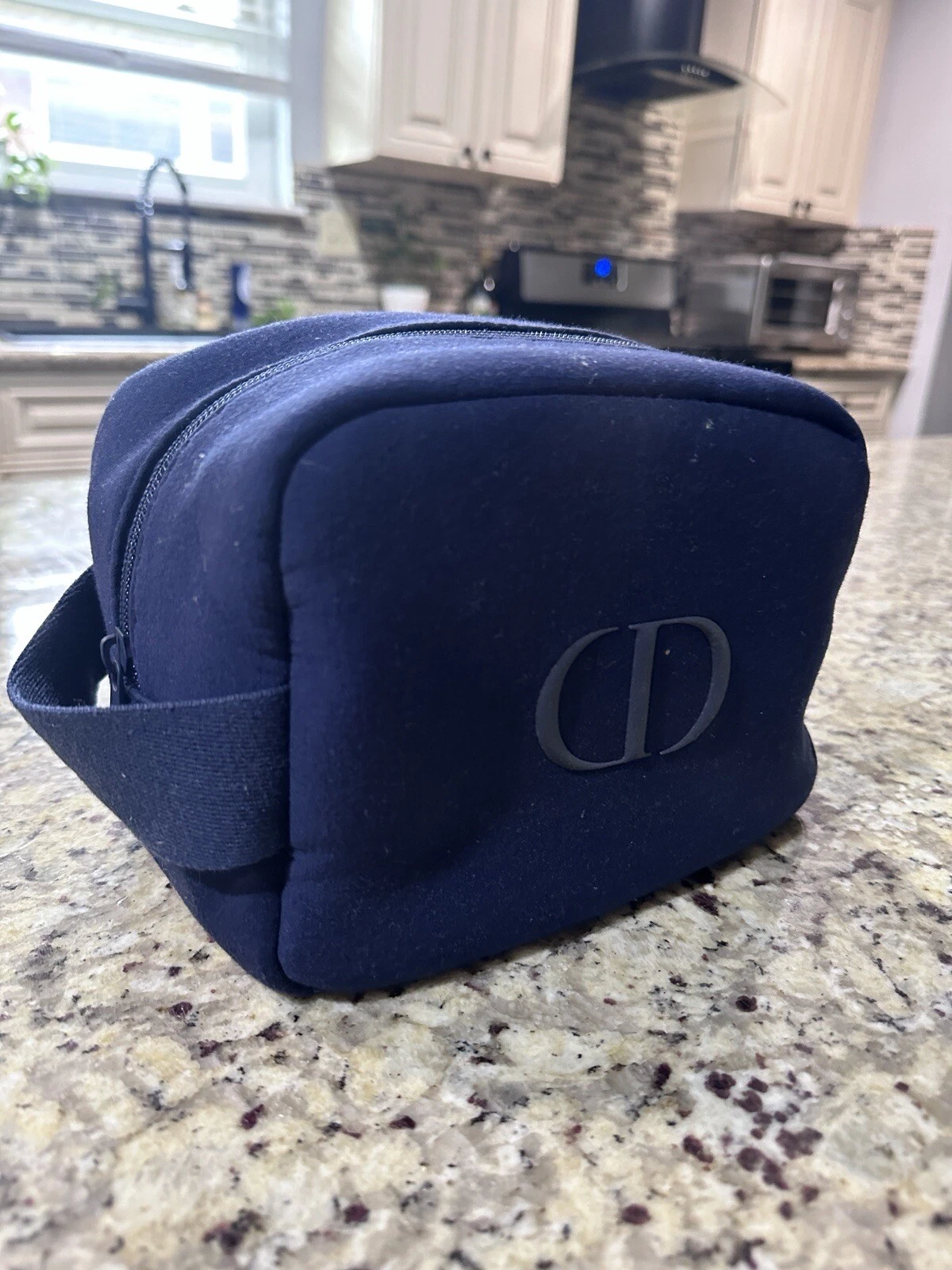 DIOR Trousse de Toilette Homme Voyage Dopp Kit BLEU MARINE