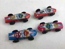 Vintage Tin Litho Race Car Penny Toys Japan