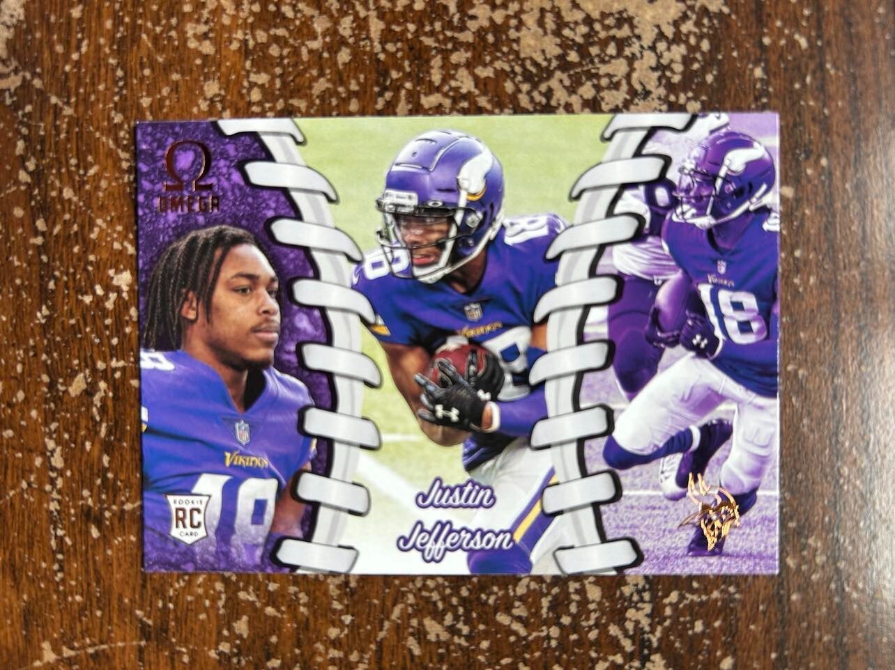 Justin Jefferson RC, Omega #O-14 - 2020 Panini Chronicles