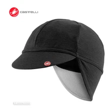 NEW Castelli BANDITO Thermal Wool Warm Winter Cycling Cap : LIGHT BLACK
