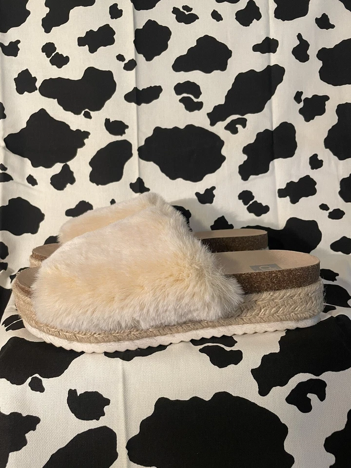 Sandalias elegantes informales sin cordones Dolce Vita suave imitación piel plataforma zapatillas blancas Foto 4 de 4