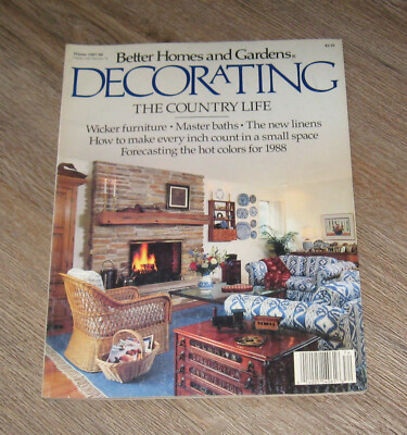 Better Homes and Gardens Decorating magazine Winter 1987/1988 country life small