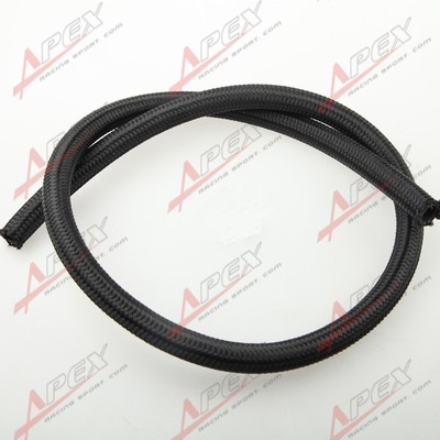 1m X 16AN PTFE Teflon Braided Oil Hose In Black Nylon Coverred Hose AN16 Fuel Oi - Foto 8