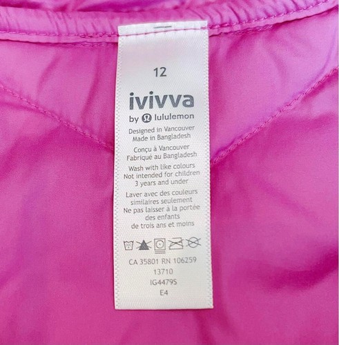 Chaqueta de plumón ivivva6 by Lululemon, ropa exterior iviva niños talla: 12 (150-160) - Imagen 7 de 11