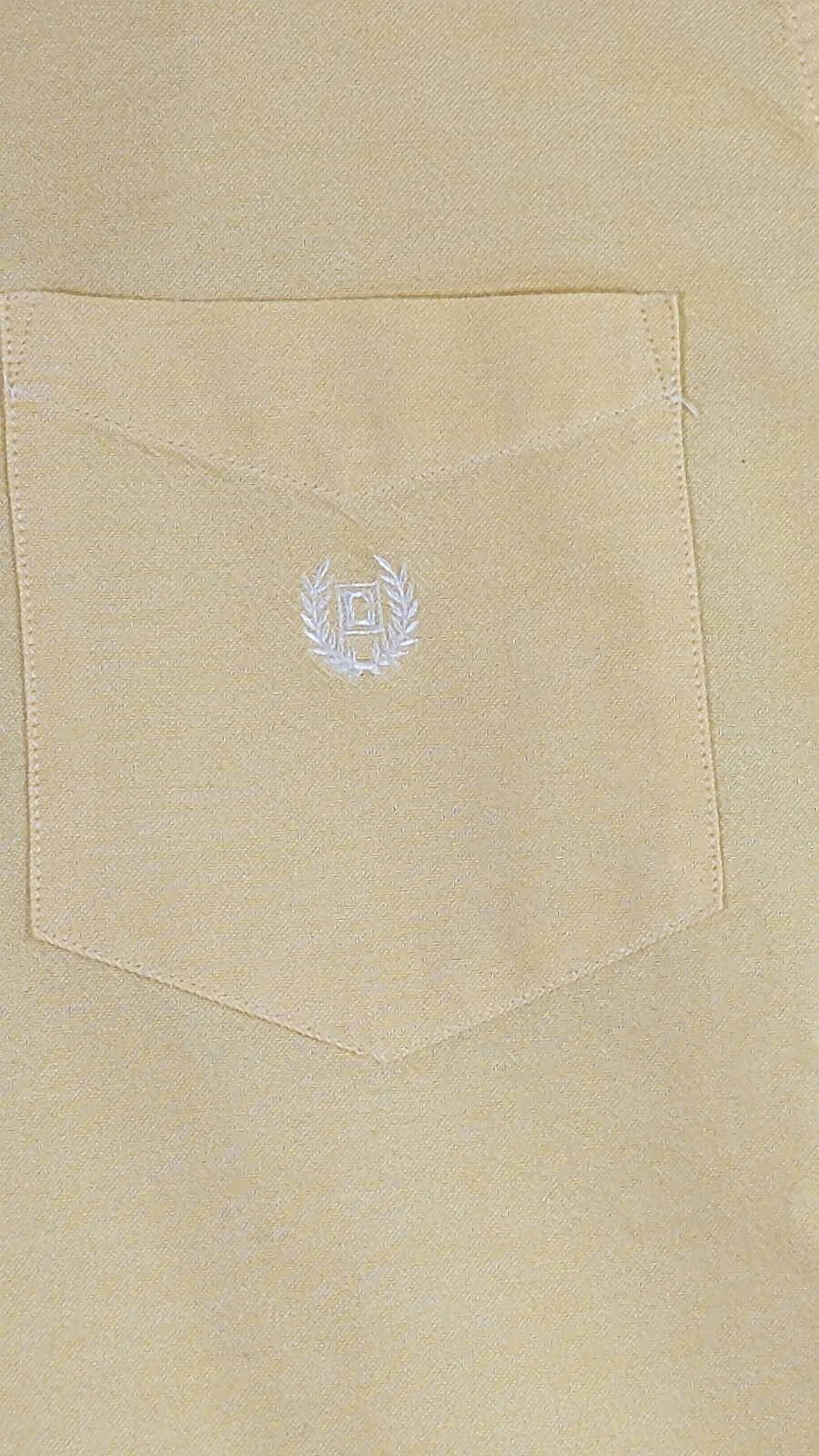 Chaps Solid Yellow 100% Cotton Large Long Sleeve … - image 9