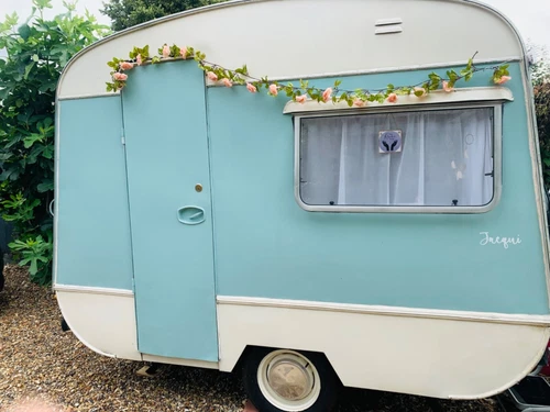 Vintage Caravan Bluebird Eurocamper 1968 Very Rare Caravan - Picture 1 of 14