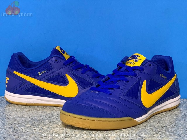 nike sb gato blue yellow