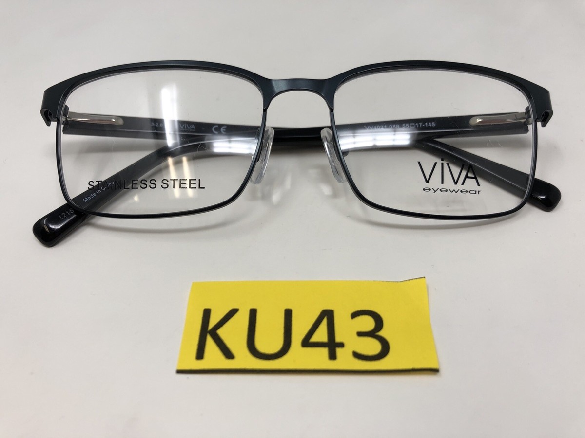 Viva Eyewear Eyeglasses Frame VV4021 088 55-17-145 Black 