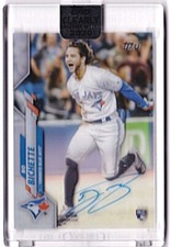 2020 Topps Clearly Authentic Autographs - Bo Bichette #CCA-BO for