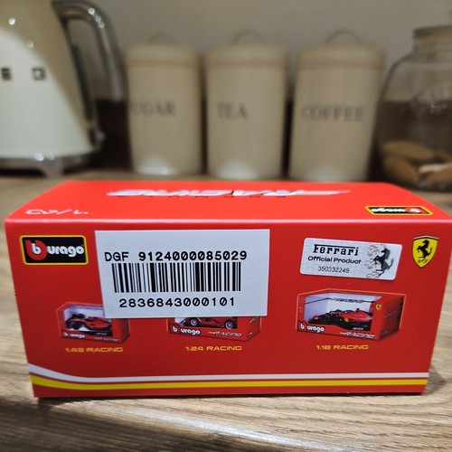 Burago 1:43 2024 Ferrari Formula 1 F1 SF24 #16 Charles Leclerc with Helmet - Picture 4 of 5