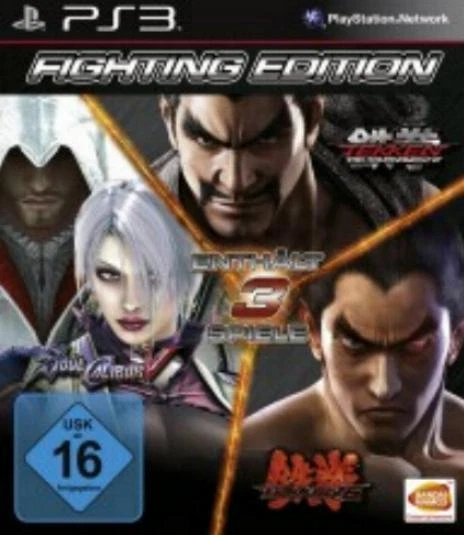 Playstation 3 Fighting Edition SoulCalibur V Tekken Tag 2 Tekken 6 Top Zustand - Bild 1 von 1