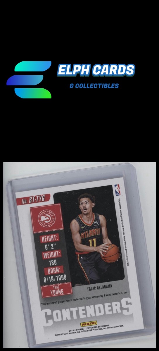 Panini 2018-19 Panini Contenders #RT-TYG Trae Young Rookie Ticket