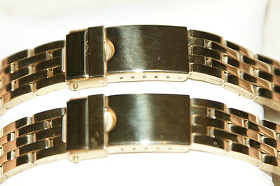 Edelstahl poliert Gold Uhrenarmband Faltschließe 14 mm 16 mm Stab Werkzeug