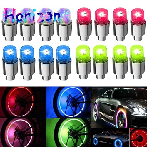 Universal Fluorescent Car Tire Valve Caps 4pcs, Fashion Luminous Tire Valve Stem Caps, Durable Abs Dust-Proof Tyre Stem Covers Decorative Fits Most Car, Glowing In Dark - Foto 5