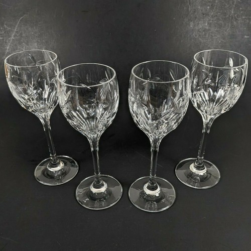 Geschliffene Kristallkelche Set Cordial Wein Blume Floral Stielglas 4 Unzen Sherry Aperitif - Bild 1 von 12