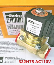 1pcs new PARKER Parker normally open solenoid valve 322H75 AC110V