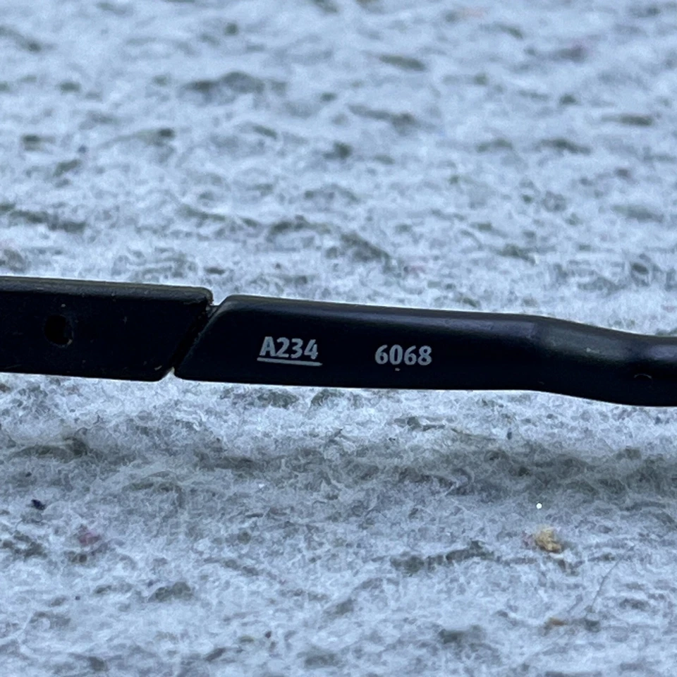 VTG Adidas by Masters Sunglasses A234 6068 Black Frames Red Lens Wrap Austria - Image 3 of 4