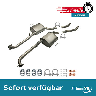 Mittelschalldämpfer links & rechts Opel Omega B 2.5 V6/3.0 V6 ab. 1994-, Auspuff