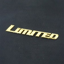 1x Golden Chrome Limited Metal Emblem Decal Badge Sticker Sport V6 Engine 4x4 V8 1x Golden Chrome Limited Metal Emblem Decal Badge Sticker Sport V6 Engine 4x4 V8
