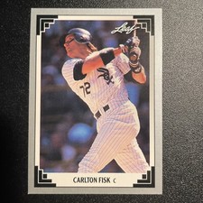 1991 Leaf Carlton Fisk Chicago White Sox #384