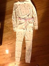GIRLS OLD NAVY TWO PC MATCHING PAJAMA SET PANTS AND LONG SLEEVE TOP SIZE 12 NWT