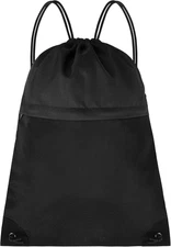 Drawstring Backpack Bag - String Gym Bag for Men & Women, Lightweight Cinch Spor